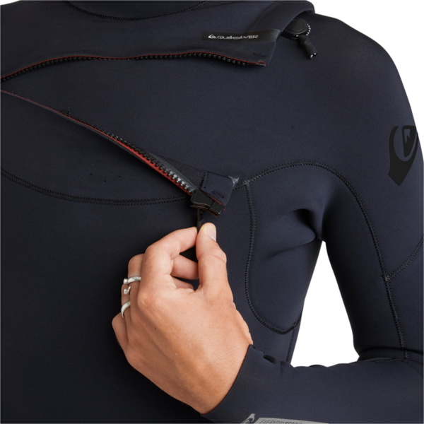 2026 Quiksilver Mens Everyday Sessions 4/3mm Chest Zip Wetsuit 25AW213512 - Black